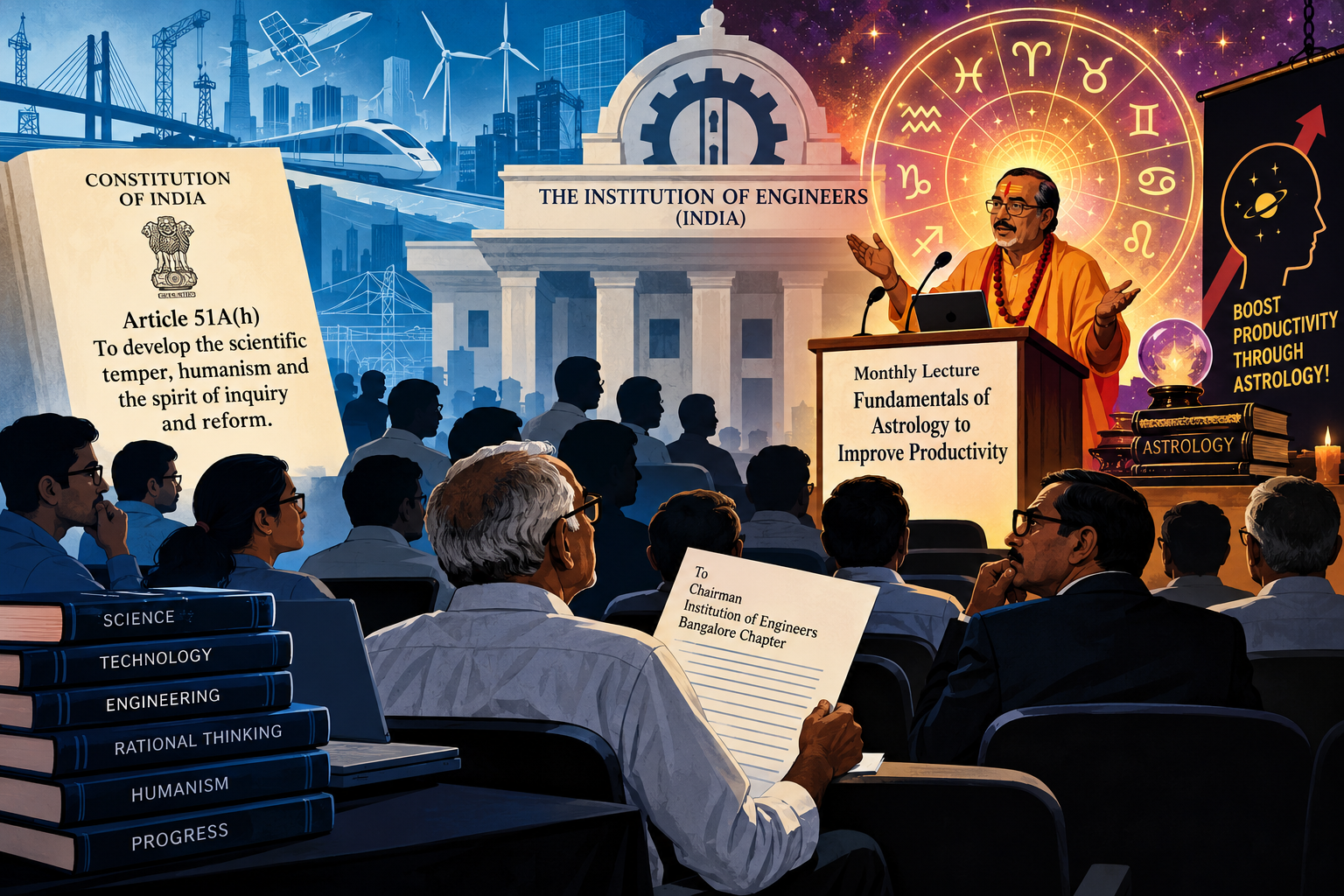 Institution of Engineers Peddles Astrology to Improve Productivity!
