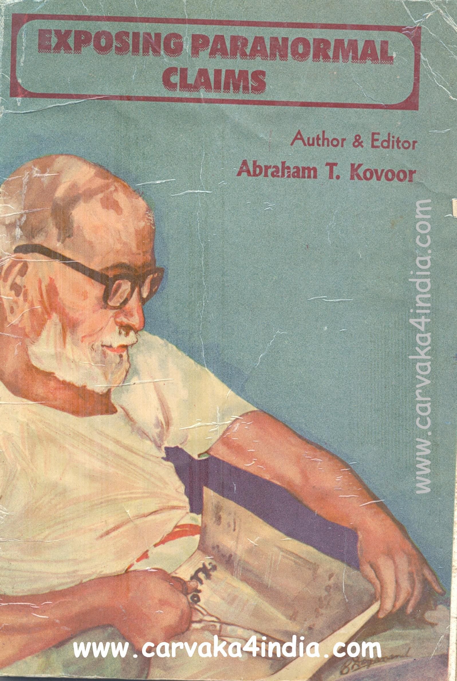 Abraham Kovoor’s Case Diary: Apparitions