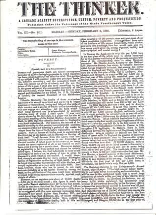 Atheist-reformist movement that preceded ‘Periyar’