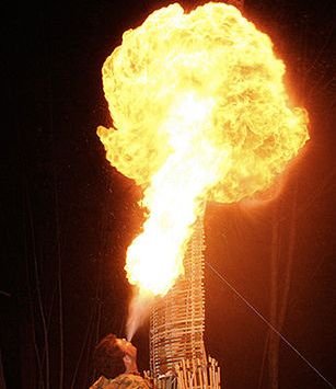 Science versus Miracles: Ghostly Fires at Night