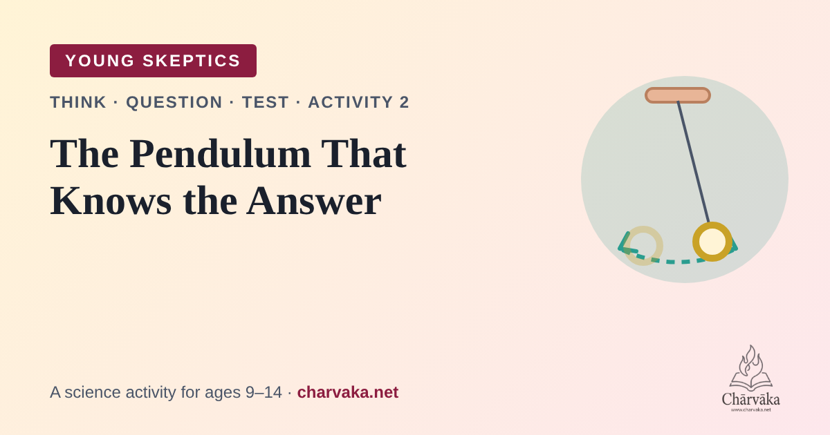 The Pendulum That Knows the Answer